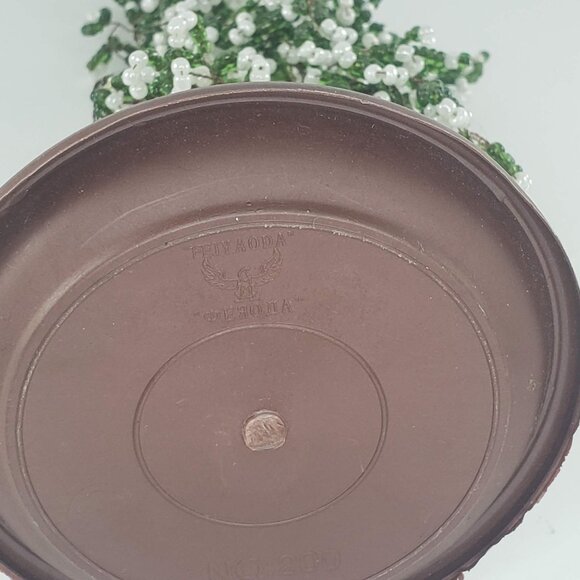 Vintage Seed Bead Tree Beaded Handmade 13" - Picture 5 of 12